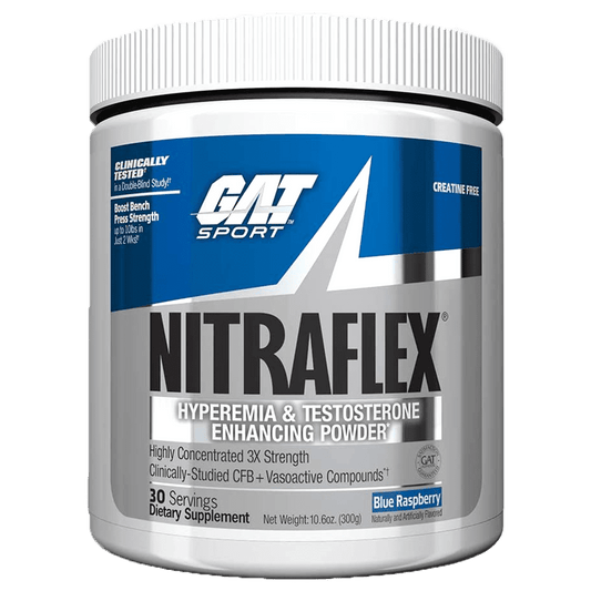 Nitraflex: Laser Focus, Explosive Energy, Zero Bloat Clean Formula 30 Servings creatine free