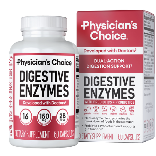 Physician's Choice Digestive Enzymes: 60 Capsules