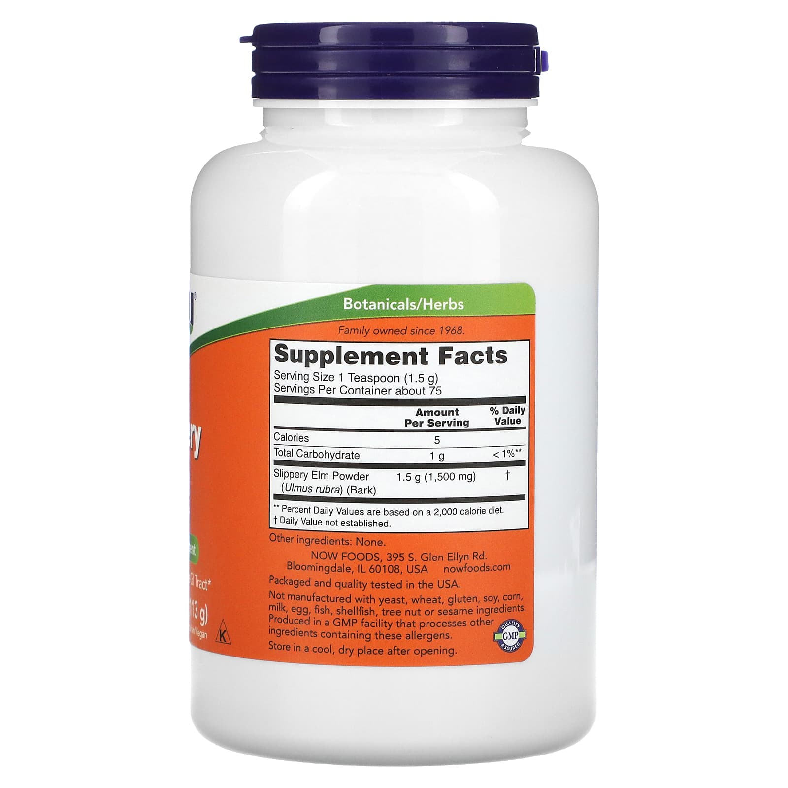Supplement bottle with label showing 'Supplement Facts' on a white background